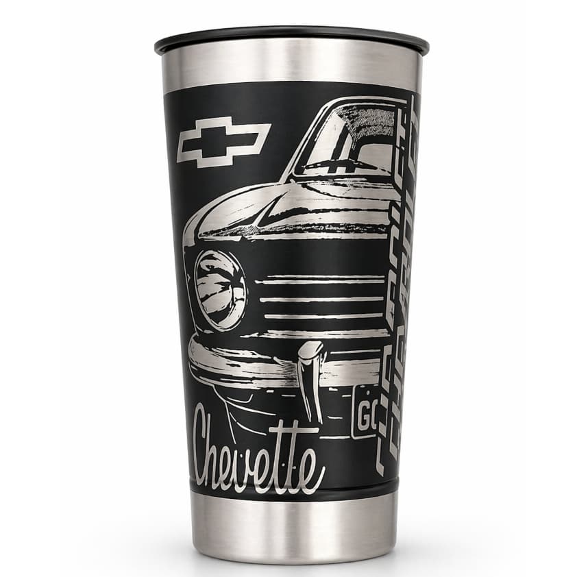 Copo Térmico Personalizado | 473ml | Gravação a Laser 360 Grau