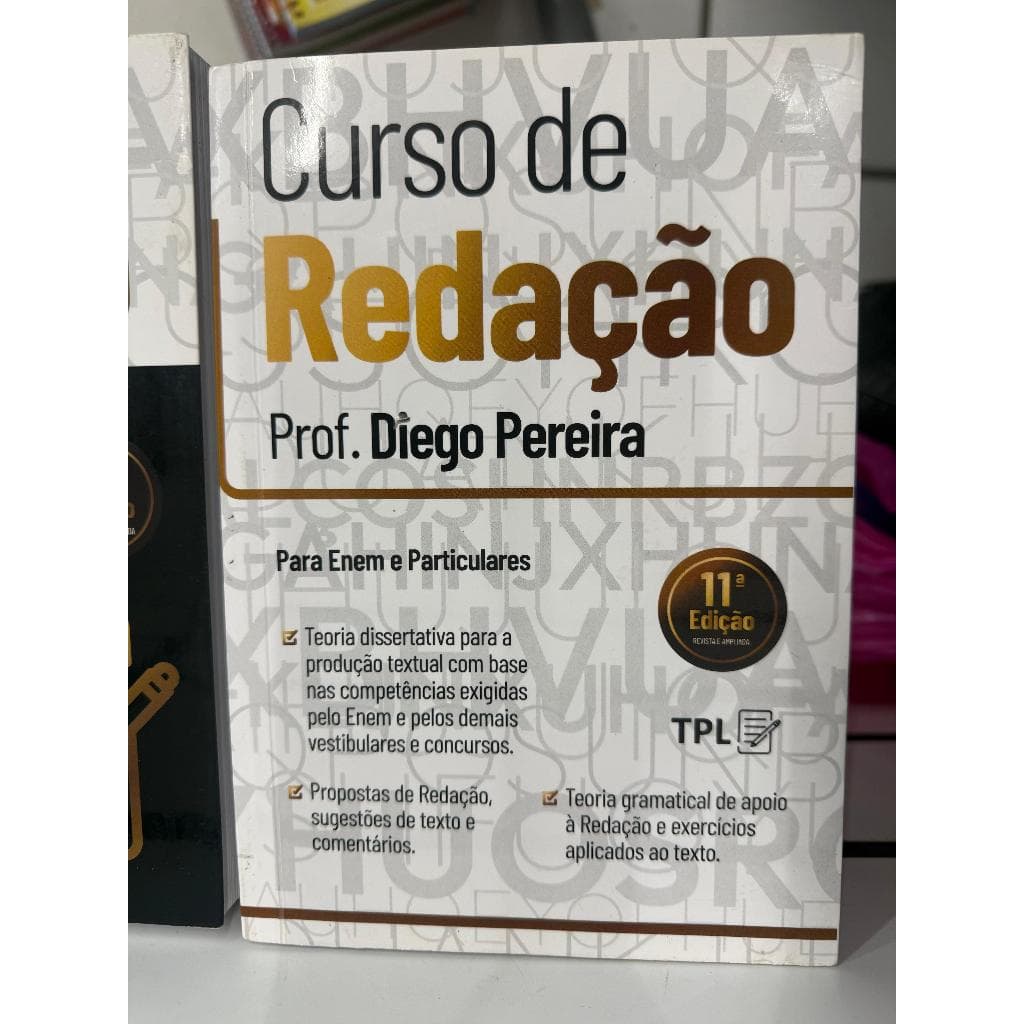 Livro Curso de Redação Prof. Diego Pereira - várias edições
