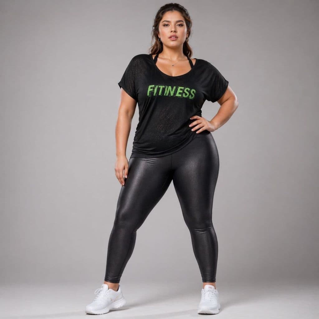 Camiseta Feminina Plus Size Dry Fit Furadinha Academia Casual