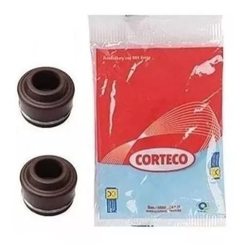 PAR RETENTOR VALVULA CORTECO TITAN 125 150 BIZ 100 125 FAN 125 150 DREAM CBX 250 BROS XRE RESISTEONTE ENCAIXE PRECISO