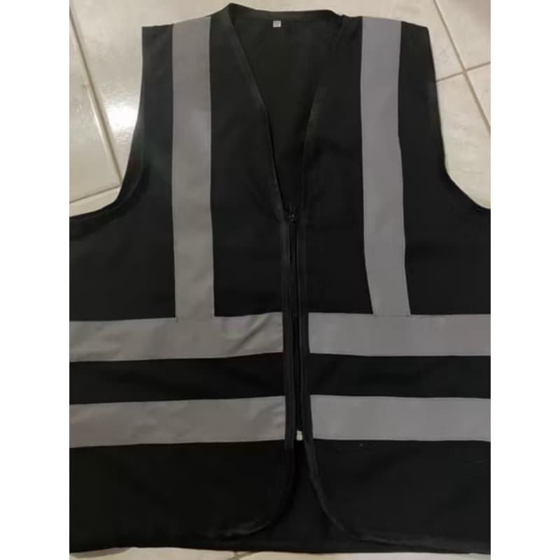 colete refletivo preto
