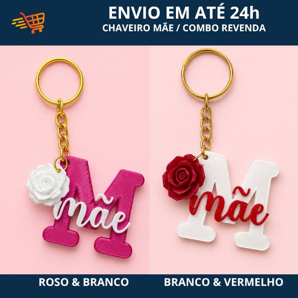 PRESENTE MÃE / CHAVEIRO PERSONALIZADO / FRETE GRATIS