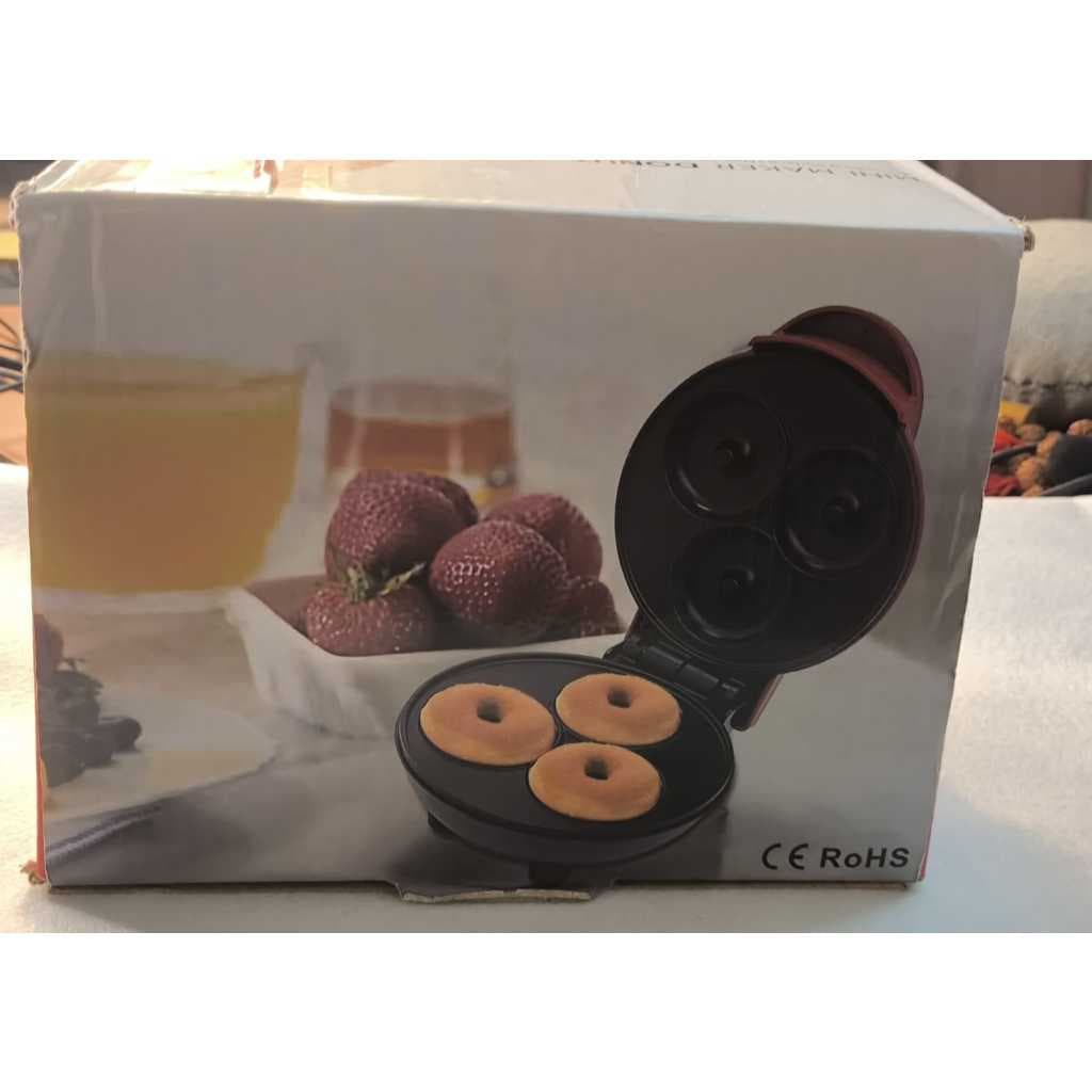 Mini maker donut Elétrica Antiaderente Portátil Portátil 110v