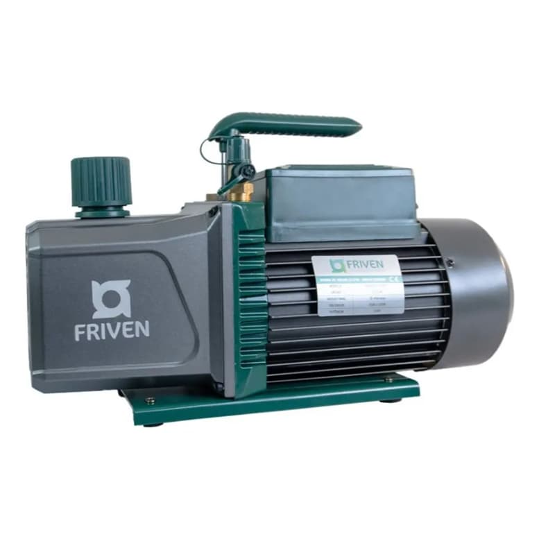 Bomba de Vácuo Friven 12 CFM Duplo Estágio Modelo Smart Bivolt 1HP