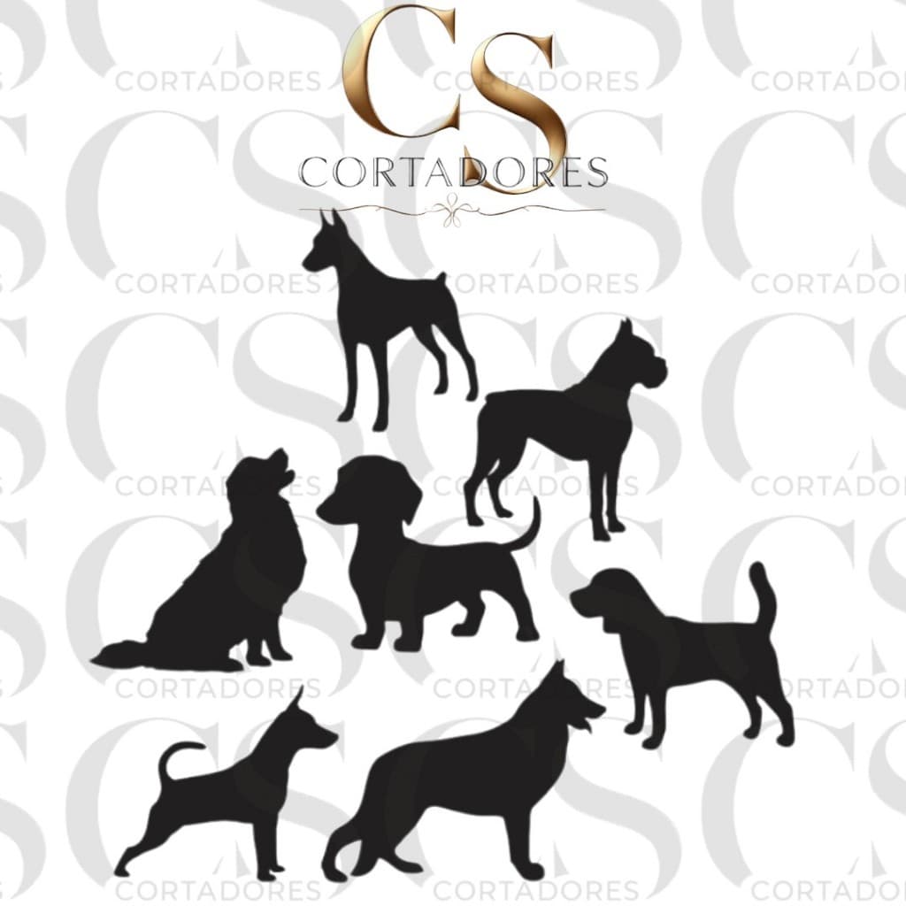 KIT SILHUETAS EVA DE CACHORROS – PERFEITO PARA DECORAÇÕES CRIATIVAS!