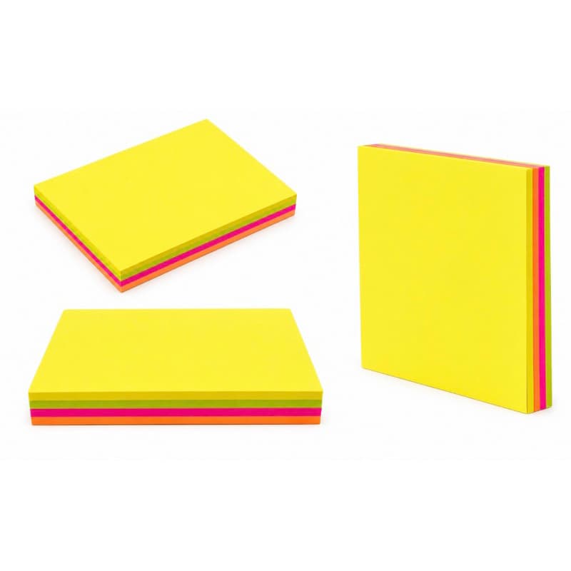 locos Post-it Coloridos Kit Papel Adesivo Pequeno Anotações Lembretes Escritório Escola Material Escolar