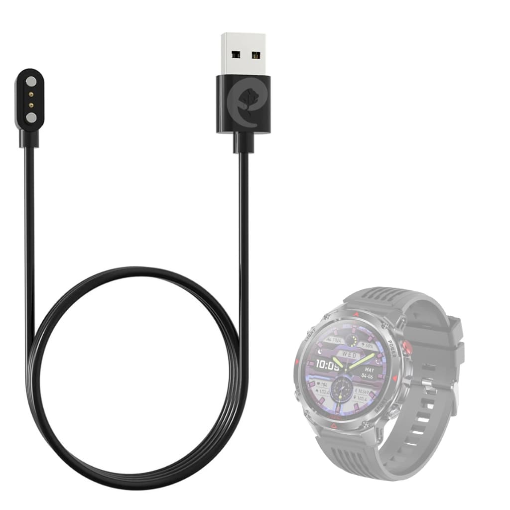 Cabo Carregador Usb Compatível Com Smartwatch Smartwatch HT37 Magnético