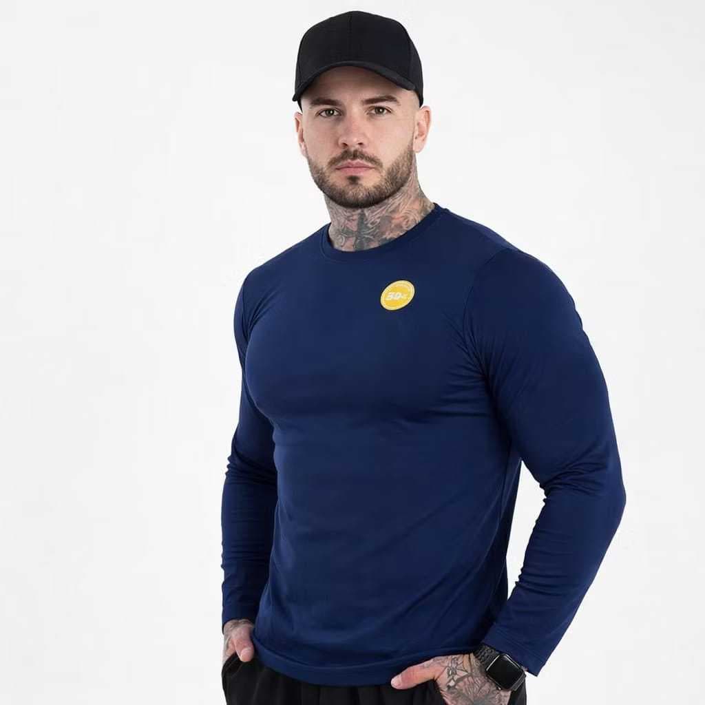 Camisa térmica segunda pele com proteção uv