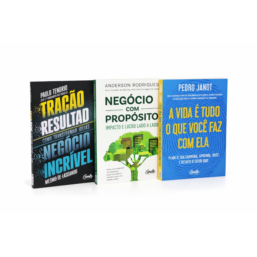 Livros Carreiras e Negócios Combo 3 unidades