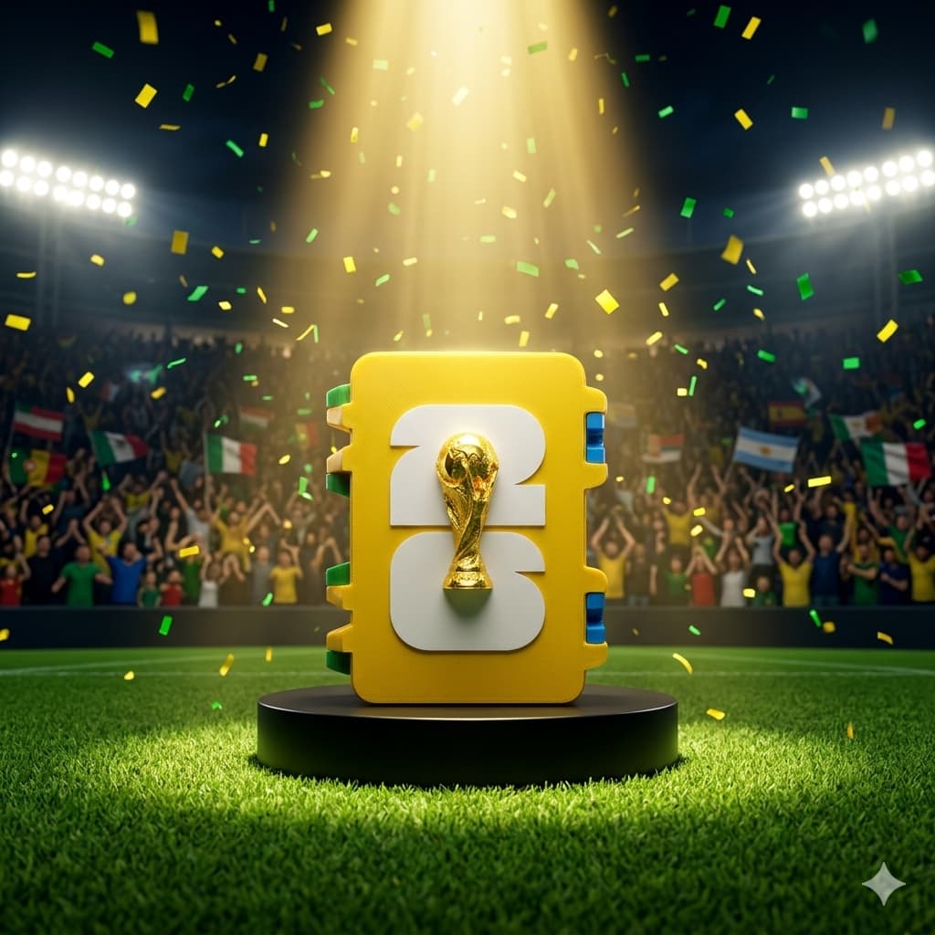 Porta Figurinhas Copa Do Mundo Organizador Portátil