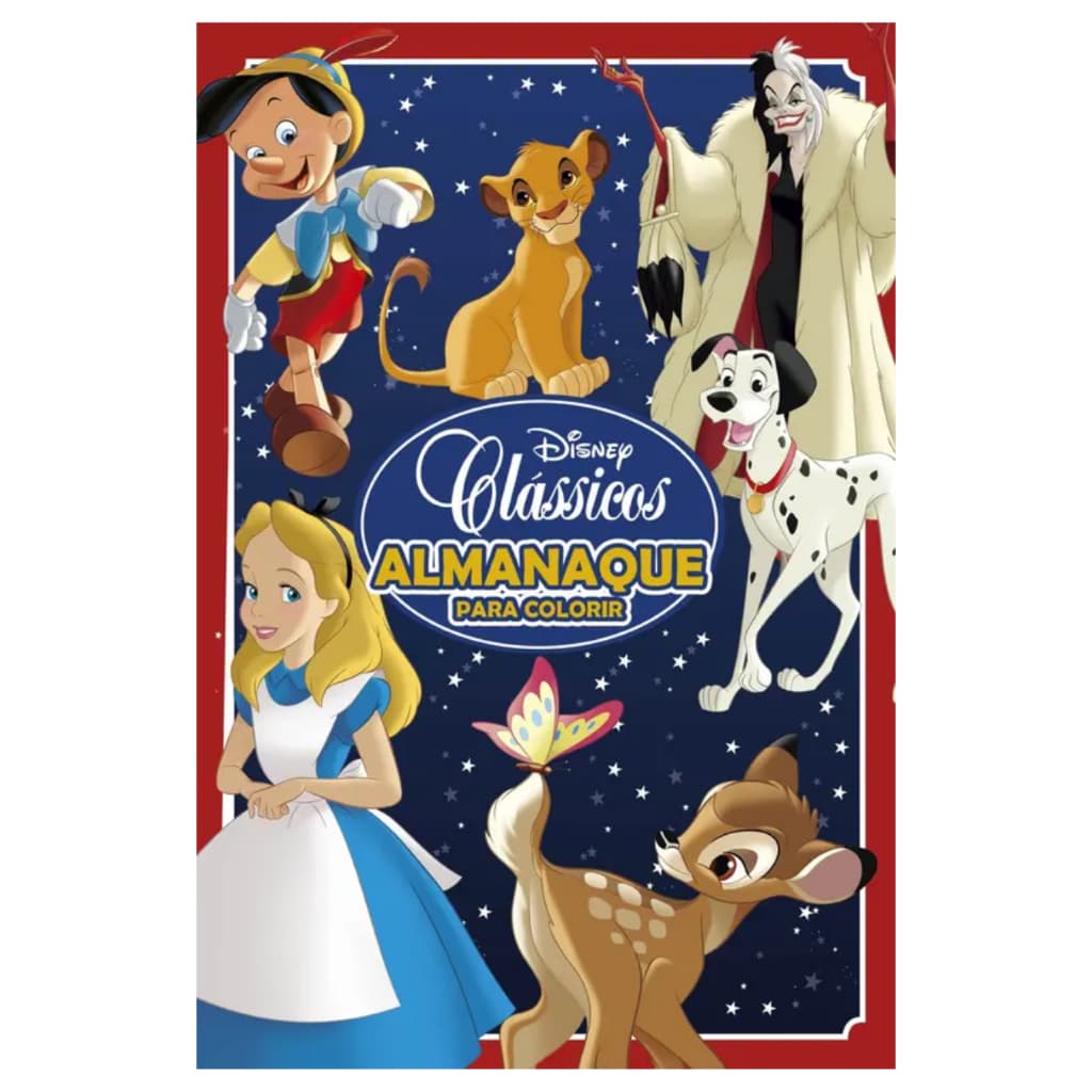 Livro - Disney Clássicos Almanaque para Colorir