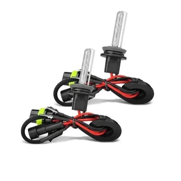 Par xenon H11 6000K para faróis automotivos, luz em tom branco azulado, conferir encaixe- ATENÇÃO NÃO ACOMPANHA REATOR