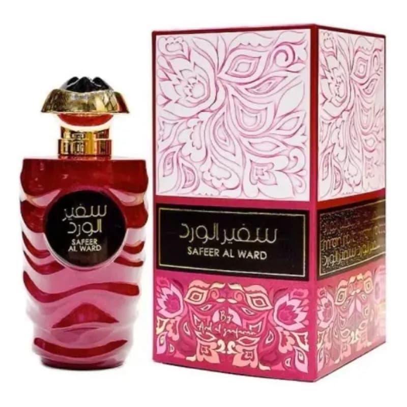 Perfume Saffer Al Ward EDP 100ml + Porta Perfume