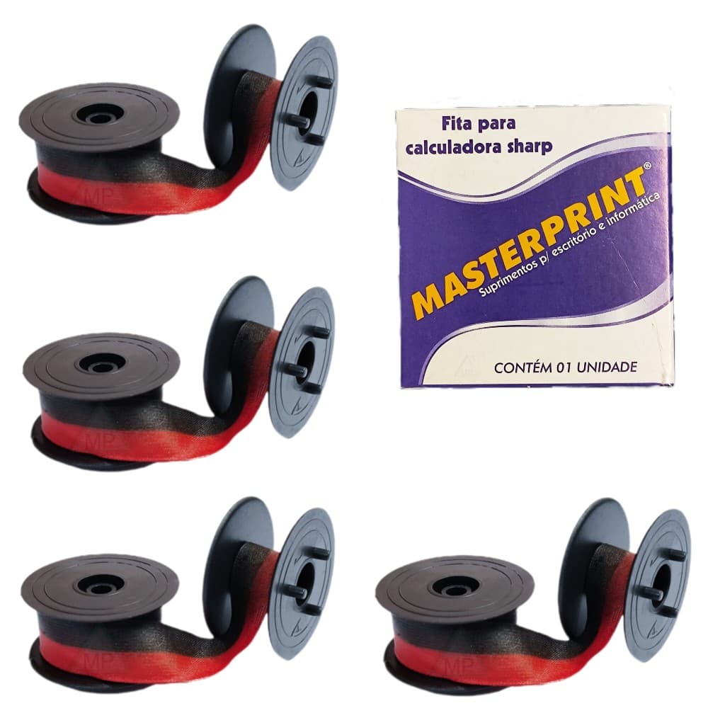 Fitas Para Calculadora Sharp/ Procalc/ General/ Casio/ Elgin - 1 / 2 / 3 / 4 fitas