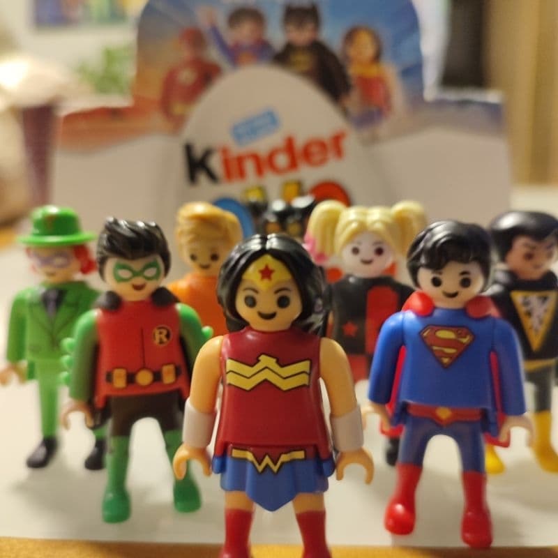 BONECOS DC PLAYMOBIL KINDER OVO