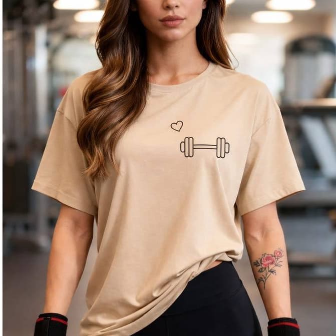 Camisetão T-shirt  Feminina 100% Algodão 30.1 Treino Academia Fitness Musculação Halter Lumix