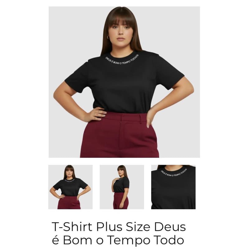 Camiseta T-shirt Cristã Gospel blusa Deus é bom o tempo todo Camisa 100% Algodão
