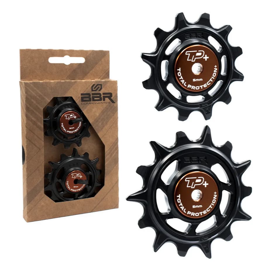 Roldana TP+ 12v BBR Componentes para Câmbio Sram Eagle Preto
