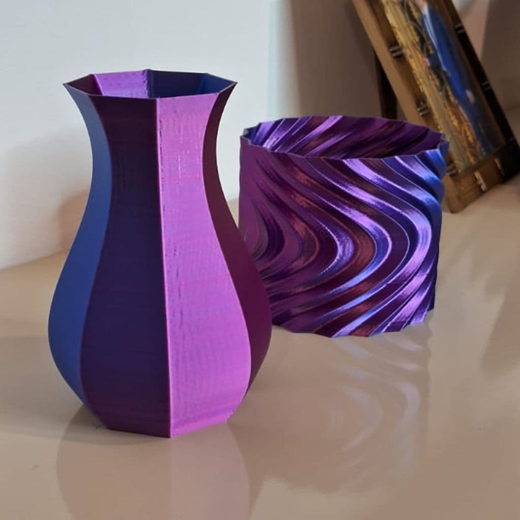 Vaso decoração Kit com 2 - design elegante em 3d