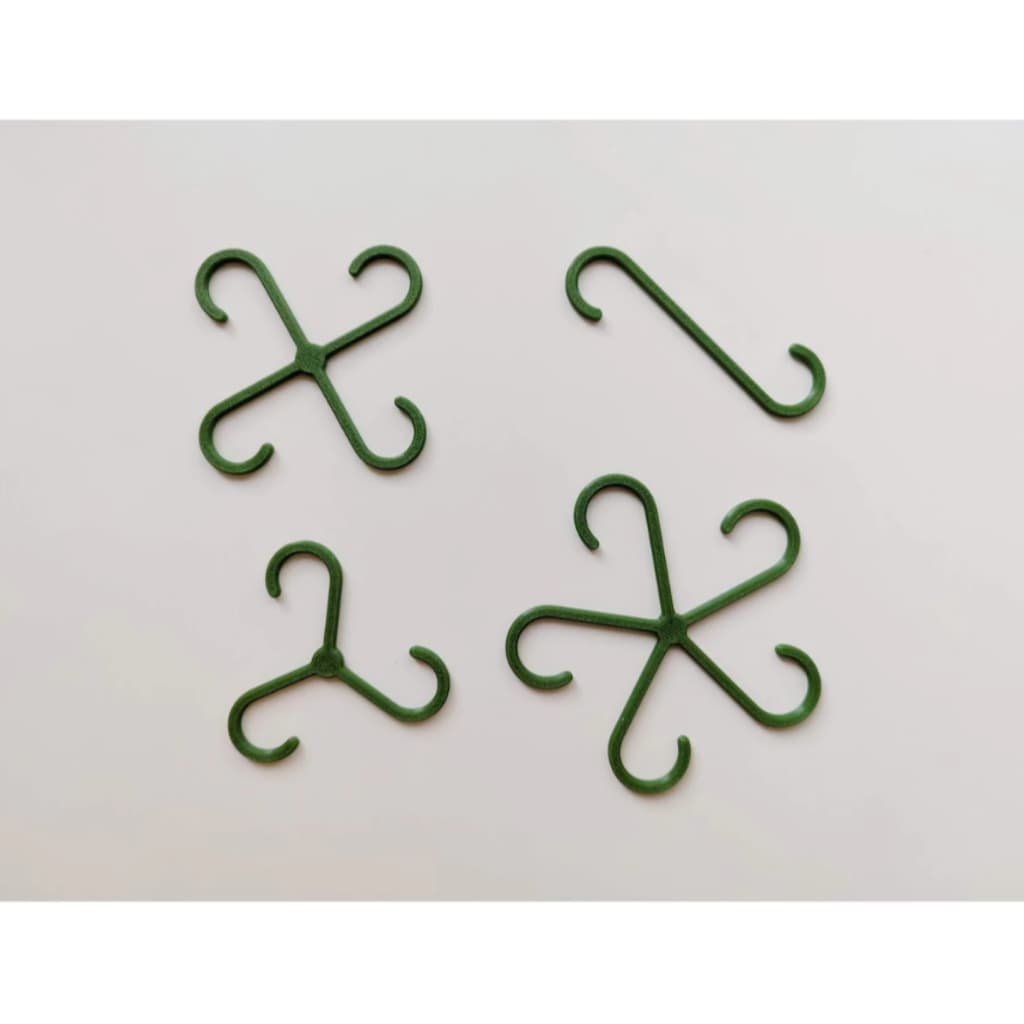 KIT Grampos Ganchos para Plantas Amarração Grow Indoor Outdoor (4 MODELOS)