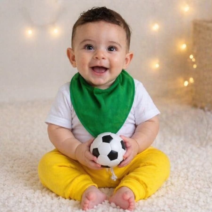 Calça Saruel Bebê Kit 2 calças 100% Algodão Macio, ganha babador duplo menino e menina