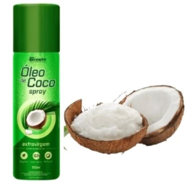Óleo de Coco Spray 100ml - GR0WTH SUPPLEMENTS, receitas ainda mais saudáveis! Envio em 24H