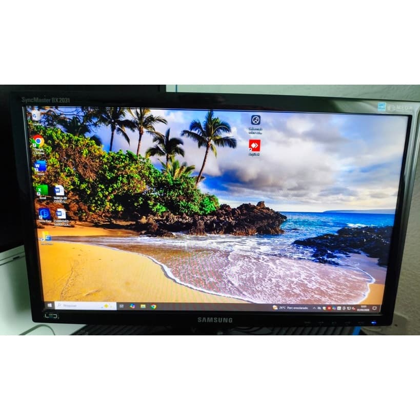 Monitor Samsung 20 Polegadas Led Vga !! Preto ( Usado )