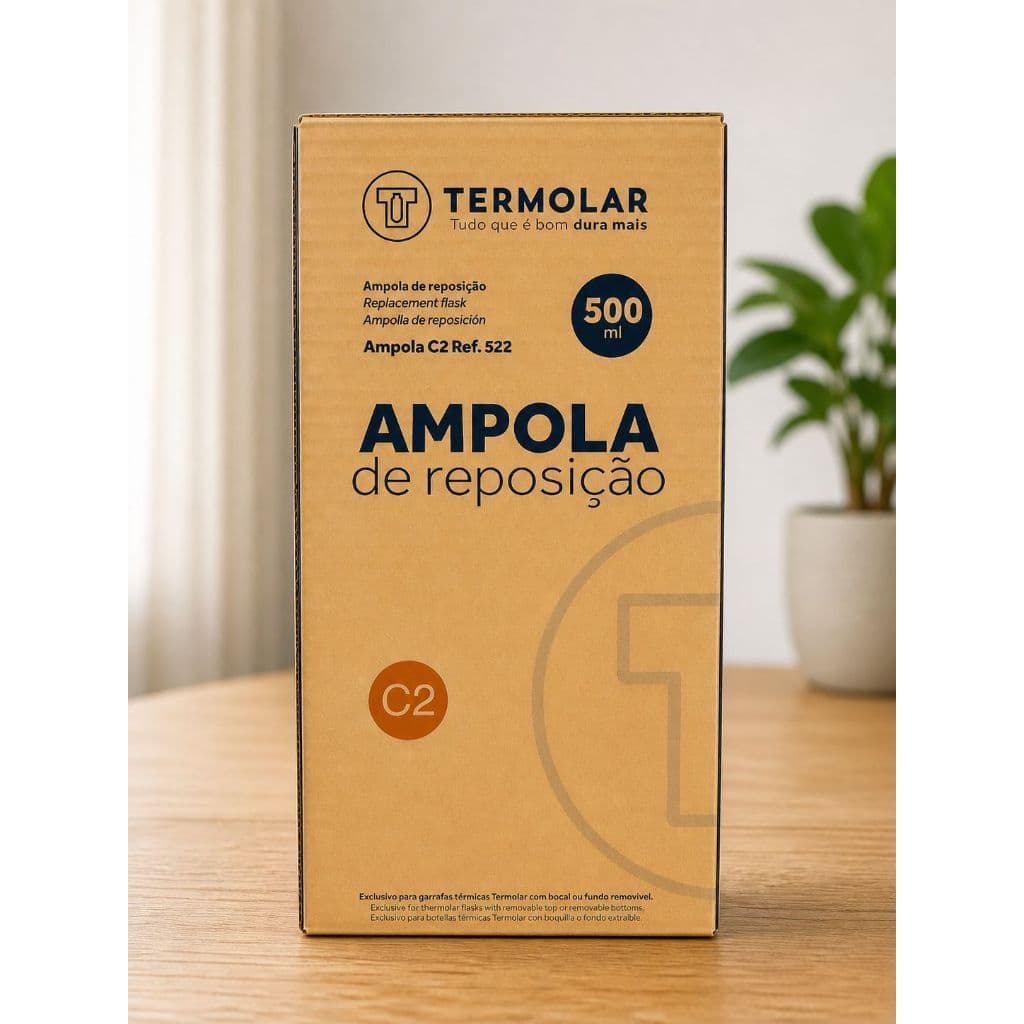 Ampola de Reposição Garrafa Térmica 500ml Termolar C2 - Ref. 522