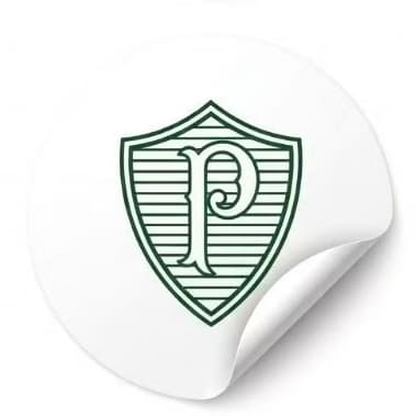Adesivos Time Palmeiras Futebol 3cm 4cm 5cm 1
