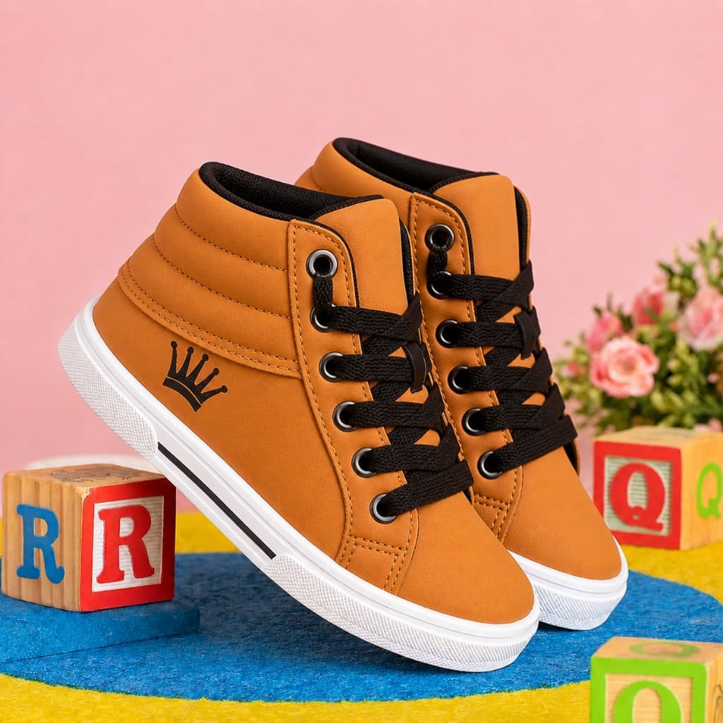 Botinha Tênis Infantil Feminino Masculino Barato Bonito Escola Preto Confortavel Tendencia