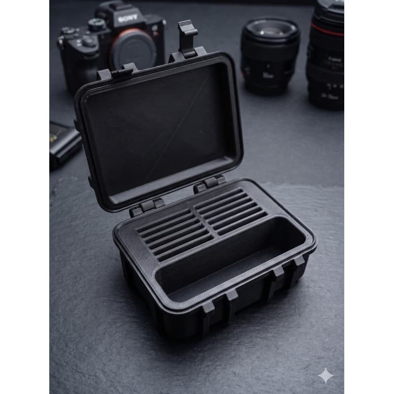 Estojo para Cartões Tipo A (6 SD + 6 CFexpress Tipo A) – Proteção Máxima e Organização Profissional!