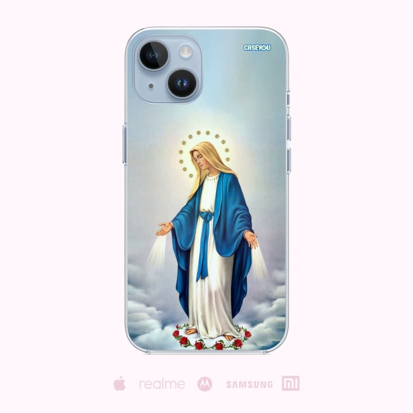 Capinha Celular Personalizada Nossa senhora das Graças Santa Maria Alta Qualidade.