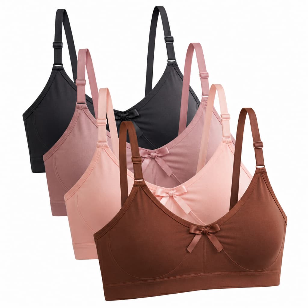 Kit Sutiã Reforçado Alta Sustentação Tecido Duplo Plus Size Alças Grossas