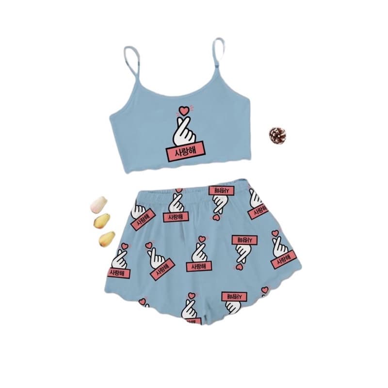 pijama ondinha cropped roupa de dormir baby-doll
