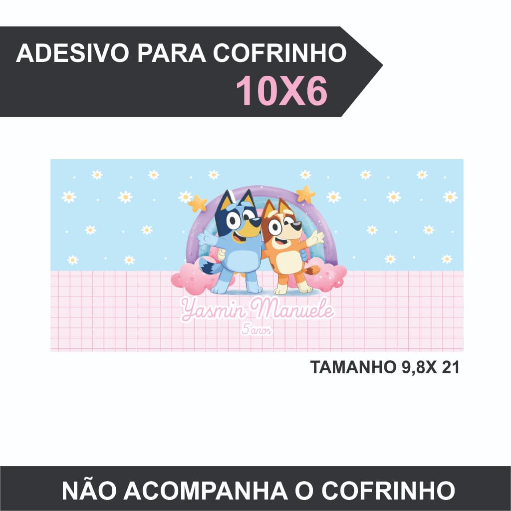 Rótulo para Cofrinho10x6 adesivo fotográfico / Personalizado / Lembrancinhas Infantil, Aniversário, Qualquer Tema,