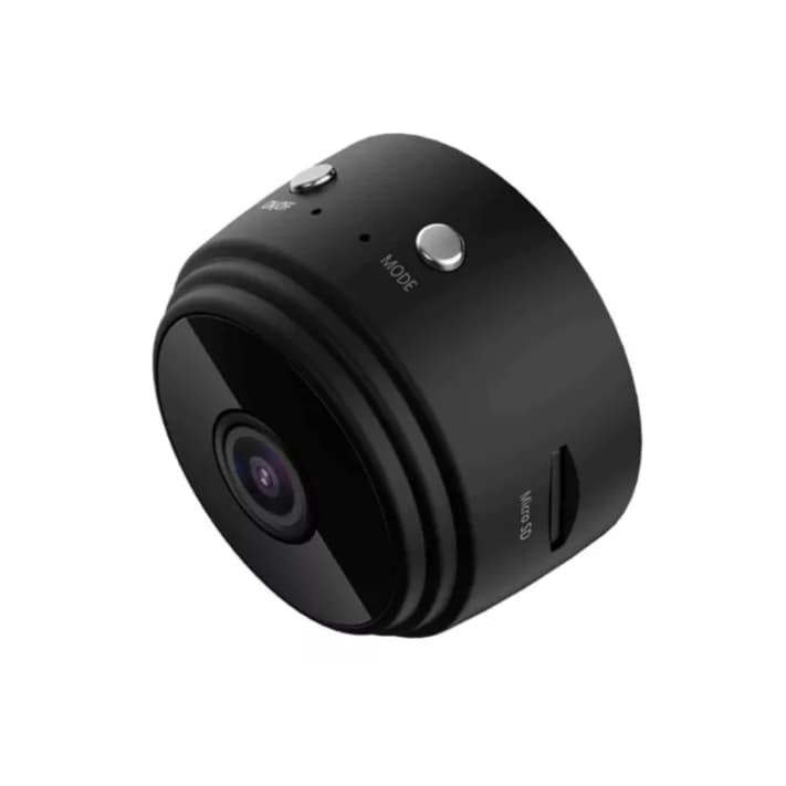 Mini Micro Câmera Segurança A9 Sem Fio Hd 1080p Wifi-preta