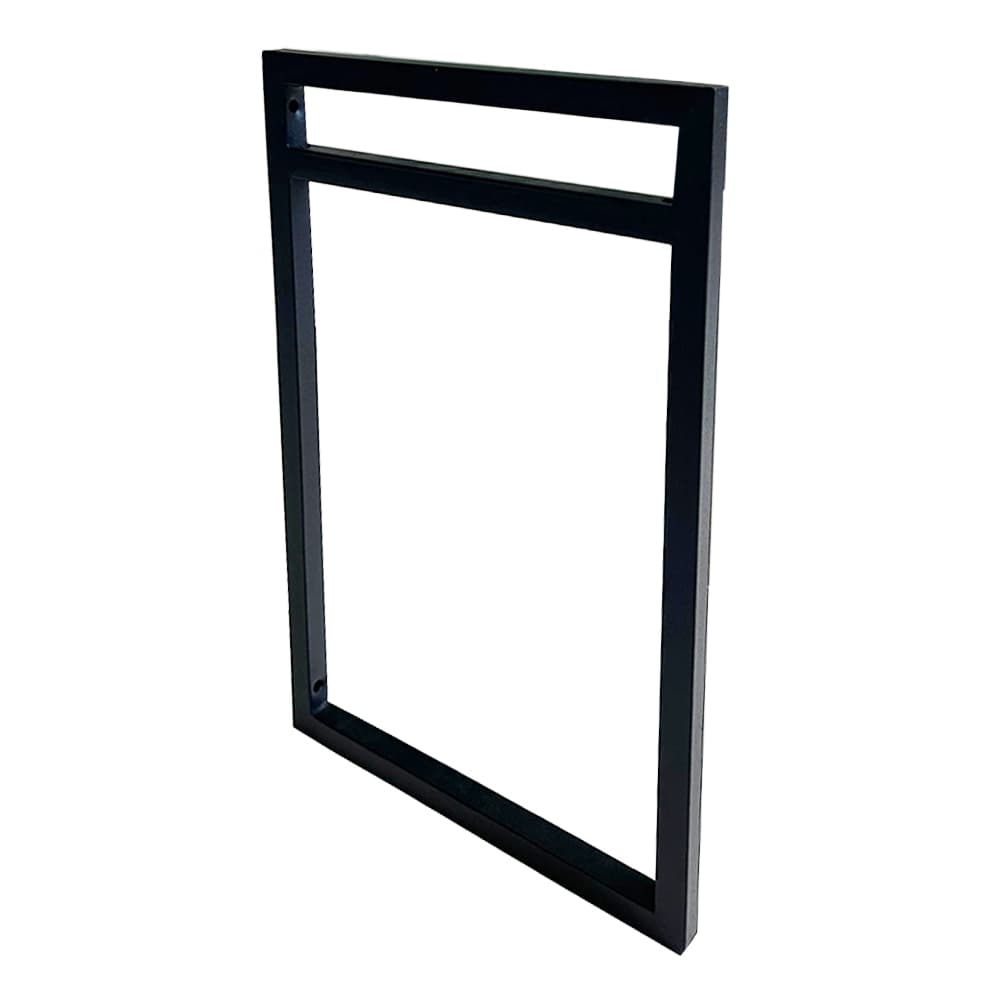 Estilo Industrial Metalon Duplo Preto - Prateleira 20cm