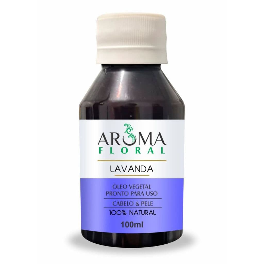 Óleo Vegetal de Lavanda Para Pele Manchas Escuras Natural Prensado a Frio 100ML