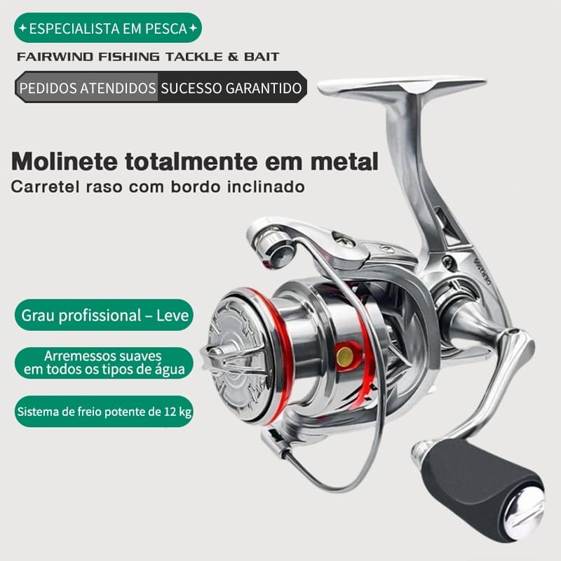 Carretel Molinete OER 1500/2500/3500 Rolamentos Cobre Carretel Aluminio Metal Direito/esquerdo