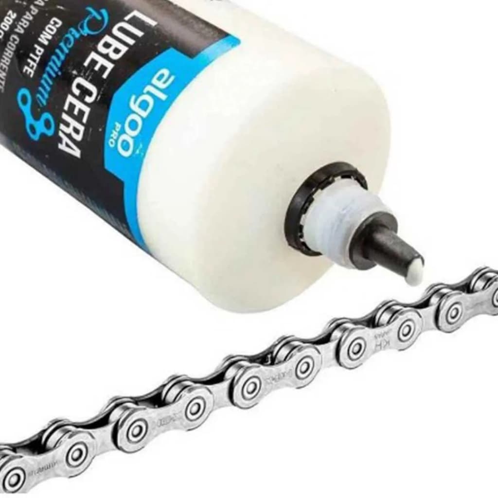 Lubrificante Cera Corrente Bike Moto PTFE Algoo 200ml Seco MTB Speed Gravel Elétrica Transmissão Premium