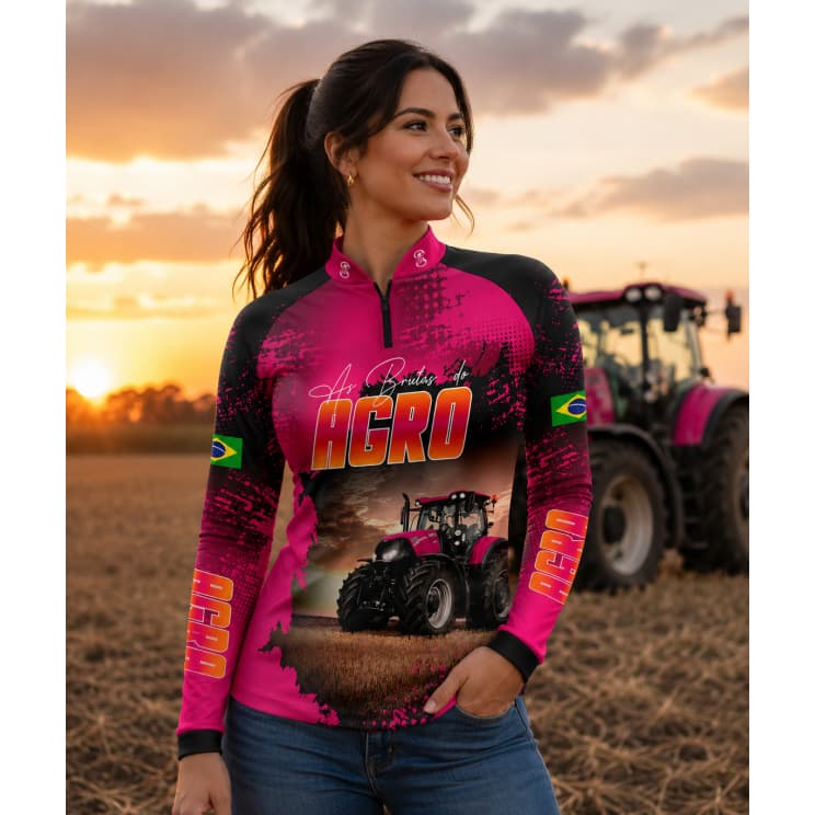 Promoção Camisa Camiseta de AGRO Protecao Uv50+ Dry Fit Super king GLL-98