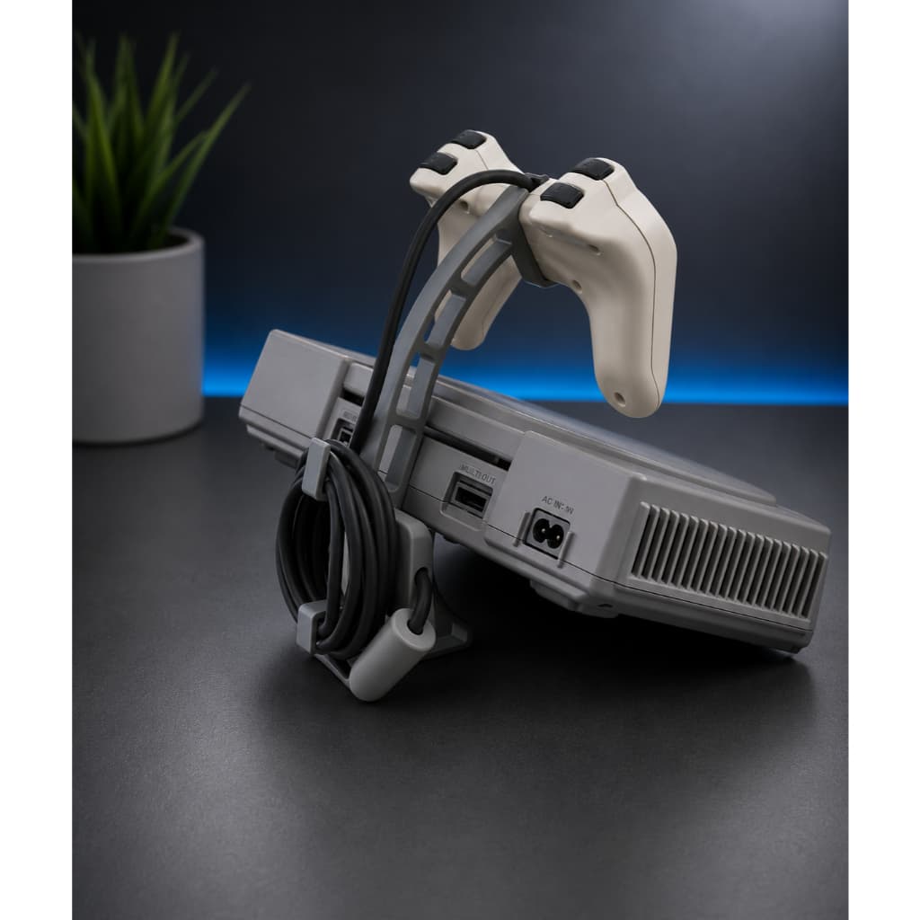Suporte para exibição Horizontal Playstation Ps1 Fat, Base invisível Retrô, Vídeo Game antigo