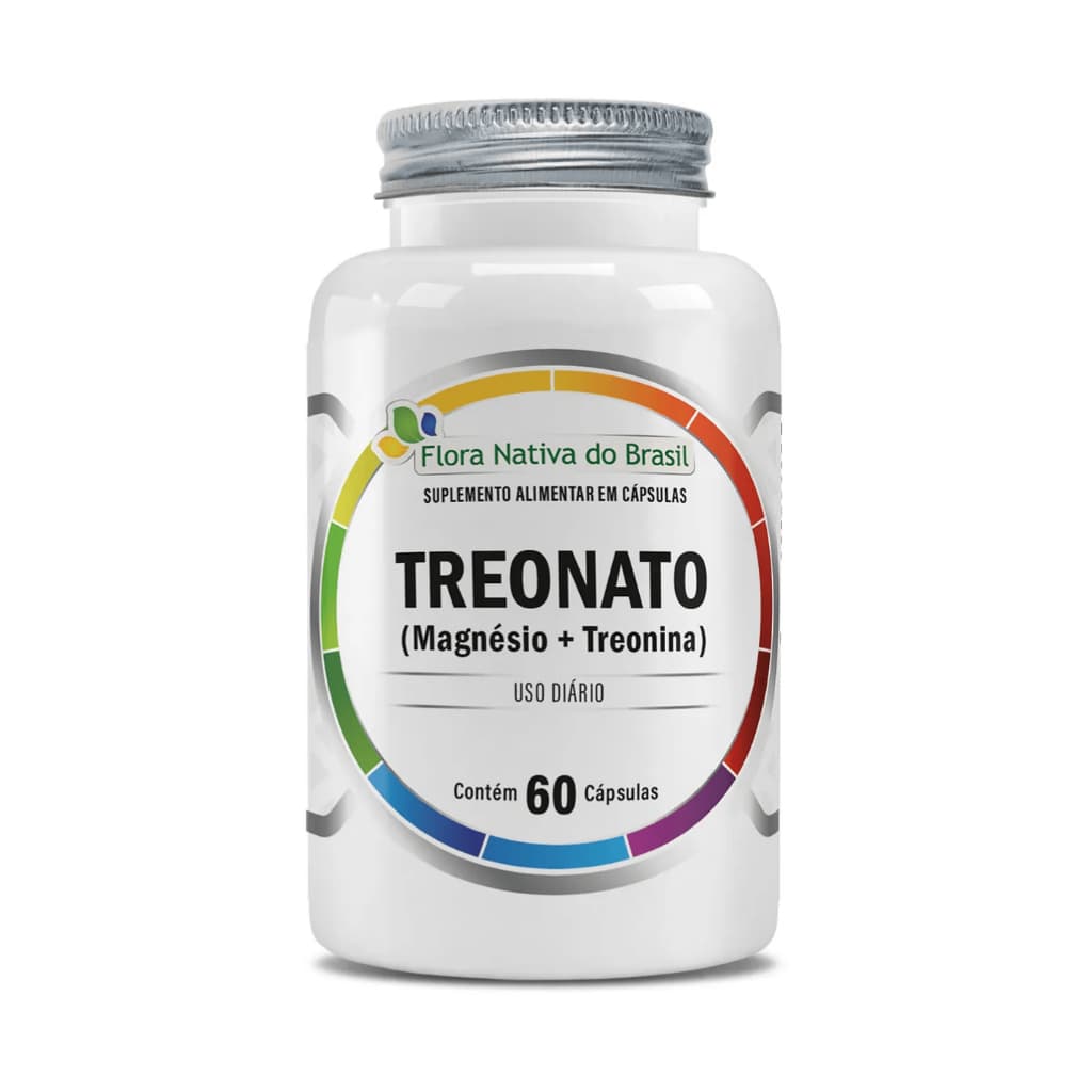 Magnésio Treonato 600mg 60 cápsulas Flora Nativa
