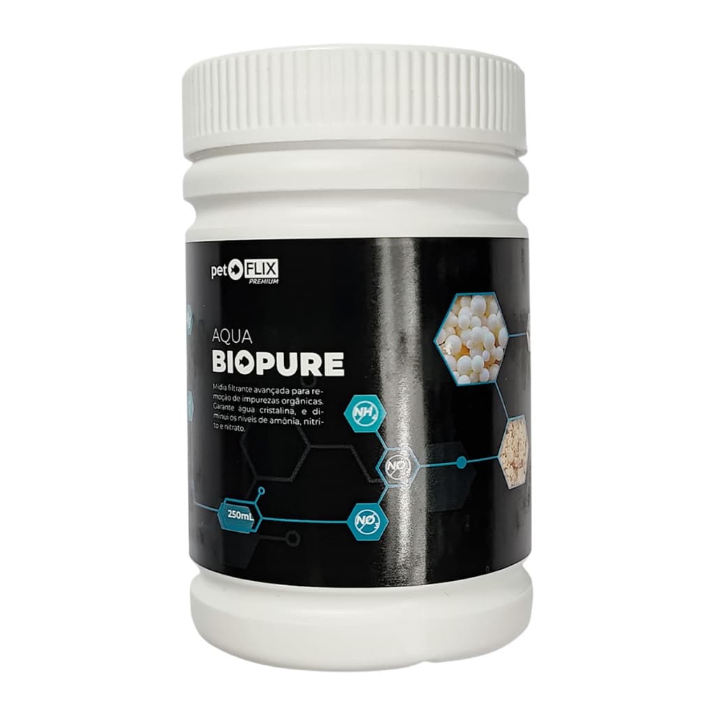 Resina Filtrante P/Remover Amônia BioPure Pet Flix 250ml