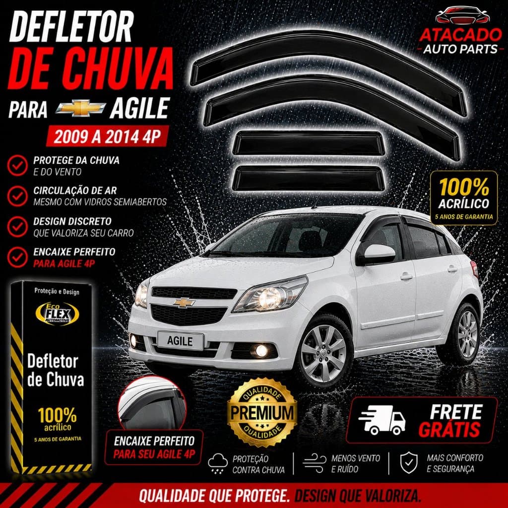 Calha De Chuva Agile 09/14 4p