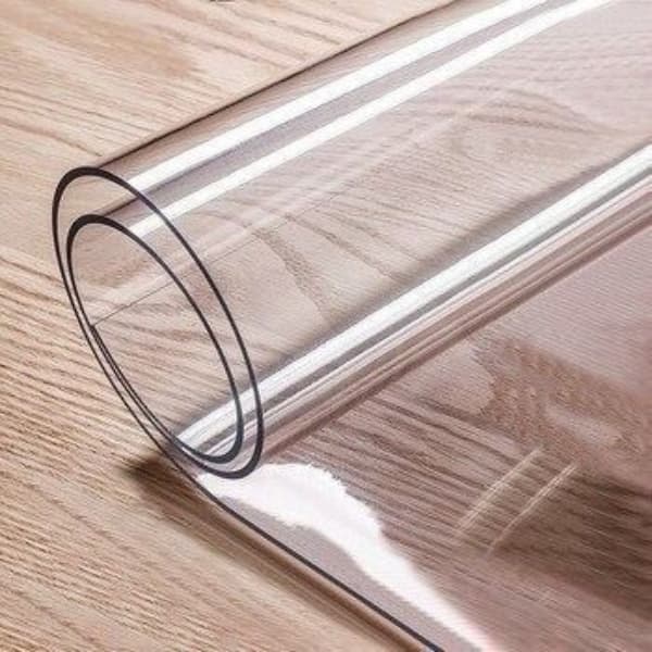 Plástico Transparente Toalha De Mesa PVC Térmico Impermeável Decoração Cozinha Sala Casa Protetor