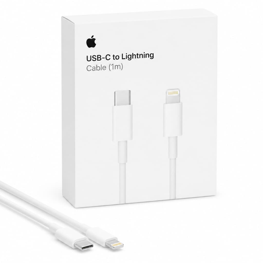 Cabo USB-C para Lightning - Carregamento Rápido 20W 1M