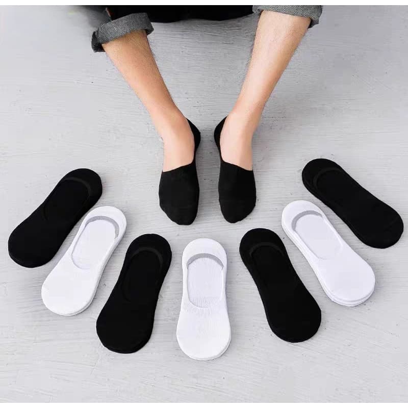 KITS COM 3-6 E 12 PARES DE MEIAS SAPATILHA ÍNVISIVEL MASCULINA CALÇA DO 40 AO 46