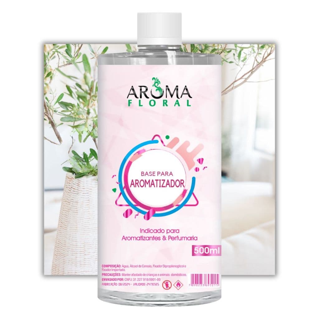 Base Pronta Faça Seu Aromatizador Ambiente Perfume Difusor e Artesanato