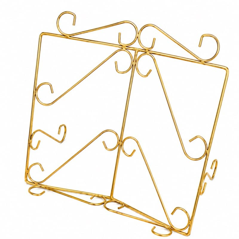 Suporte Porta Bíblia De Mesa Em Ferro Dourado Decorativo Luxo